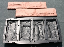 Shuttering mold for 4 straps No. 332