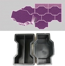 Molds for waves paving stones 6 cm