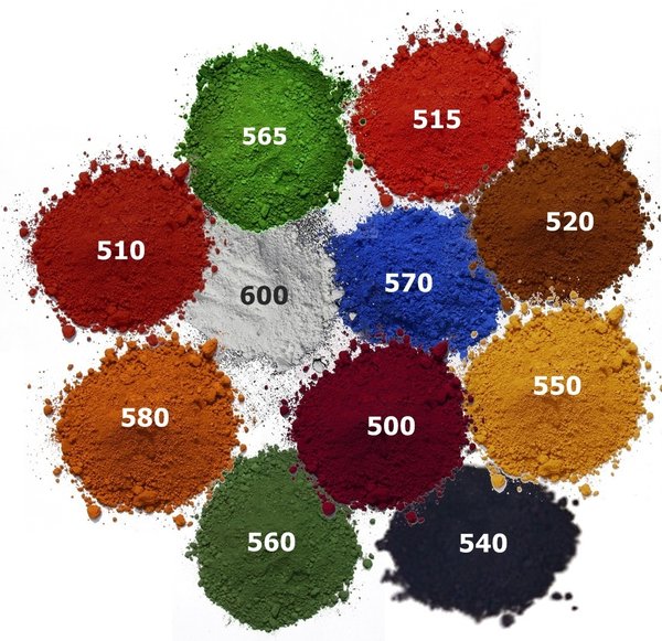 Testproben 100 g - 11 verschiedene Farbtöne