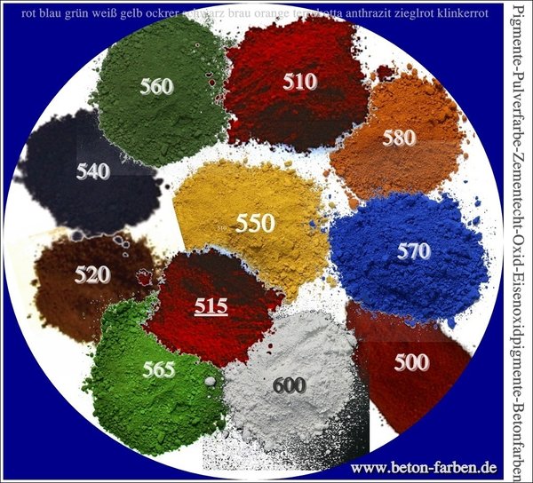Testproben 100 g - 11 verschiedene Farbtöne