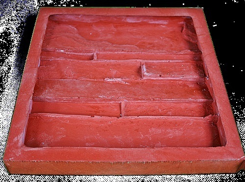 Silikon Kautschuk 55 ShA, 1 kg mit Vernetzer, Hitzebeständig bis 320°C, Rot