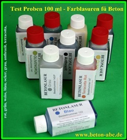 100 ml Probe Farblasur Hell Grau (Grundpreis 100 ml/2,50 €)
