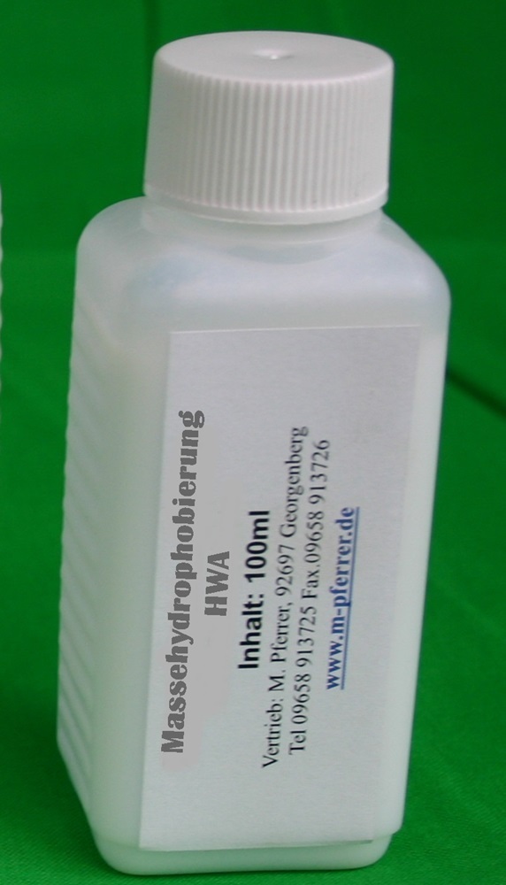 100 ml Massehydrophobierung HWA (Wasserabweisend)