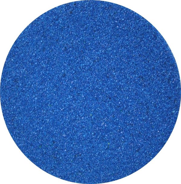 Farb-Sand Beste Qualität Wetterfest Blau  1 kg