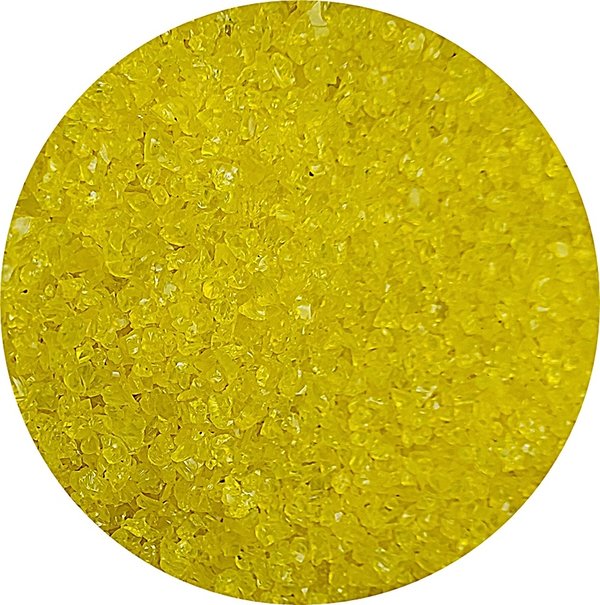 Glassteine Gelb 2-4 mm - zum Basteln geeignet - 29 kg im Angebot