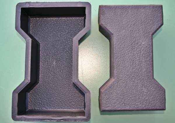 Formen für Knochensteine 6 cm- raue Oberfläche [240R/1]