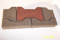 Forms for paving stones "bone" 8 cm