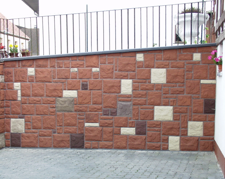 2x Betonformen Formen 50x19 Schieferstruktur Wandverkleidung Klinker Mauersteine 